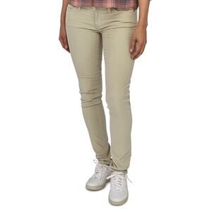 Patagonia Womens Tan 5 Pocket Skinny Corduroy Jeans, low-rise, 28